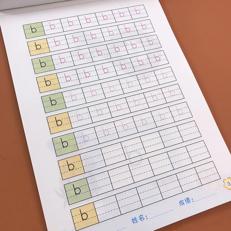 Livros de Escrita Livro de Rastreamento Copybook para Caligrafia Livro para Crianças Anos de Idade Pinyin Bebê Aprender Chinês Crianças 3-6 3 4 rastreamento bebê aprender chinês copybook para caligrafia