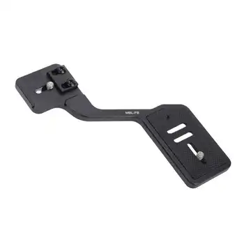 

Aluminium Alloy Camera Flashlight Tripod Bracket with Dual 1/4in Screw for DSLR Stand Shooting