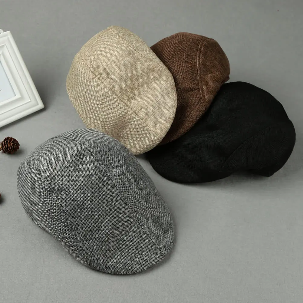 Унисекс Винтаж унисекс для женщин и мужчин остроконечная шляпа Casquette дышащий берет газетчика кепки таксиста головные уборы