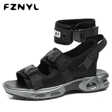 FZNYL/ г. Новые модные пляжные сандалии с воздушной подушкой Мужские дышащие летние уличные сандалии мужская Нескользящая повседневная обувь Большие размеры 38-44