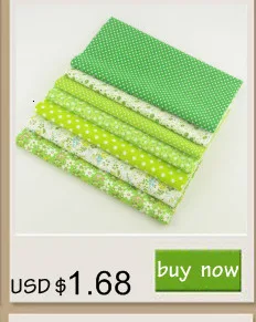 Booksew Telas Mini белый горошек Tissu 7 шт. хлопок стеганая ткань куклы DIY текстиль лоскутное шитье Tecido занавес Stoffen