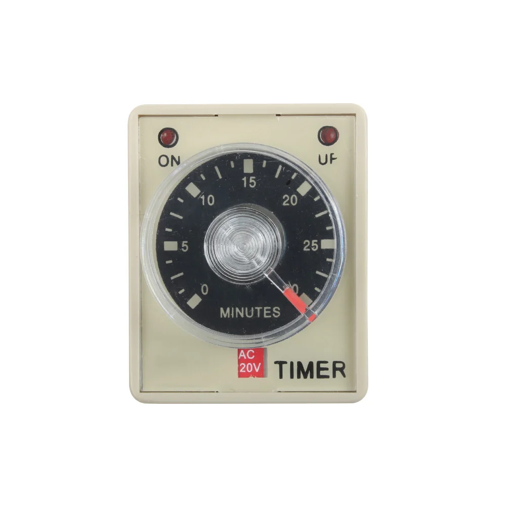 AH3-2 8 Pin DPDT 0-3 часа 3 H мощность на задержке таймер реле времени с многоконтактной штепсельной вилкой AC 110 V/380 V/220 V DC 24V