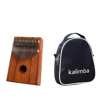 

17 Keys High-grade Wood Acacia Thumb Piano Reasonable Storage and Convenient Access with Tuning Hammer Musical Instrument