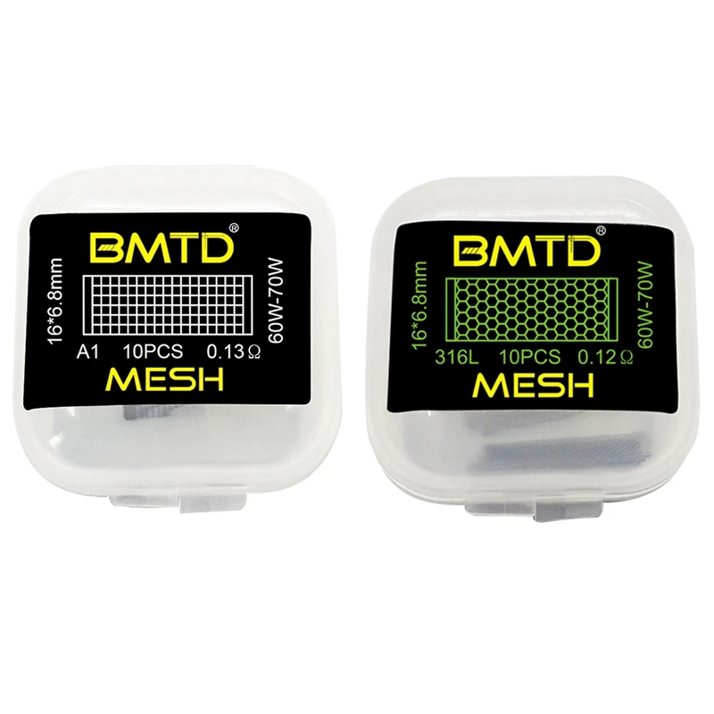 Bmtd 20Pcs Meshwork Pre Built Coils Ka1 0.13Ohm/S316 0.12Ohm Mesh Style Coil Wire For Vandy Vape Rtas Wotofo Profile Rda | Электроника
