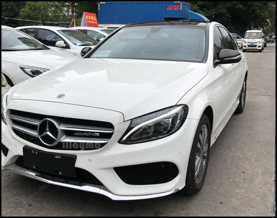 Чехлы из углеродного волокна для заднего зеркала Benz C class c200 c220 c250- LHD RHD W205 CF автомобильный Стайлинг Сменное зеркало 2 шт