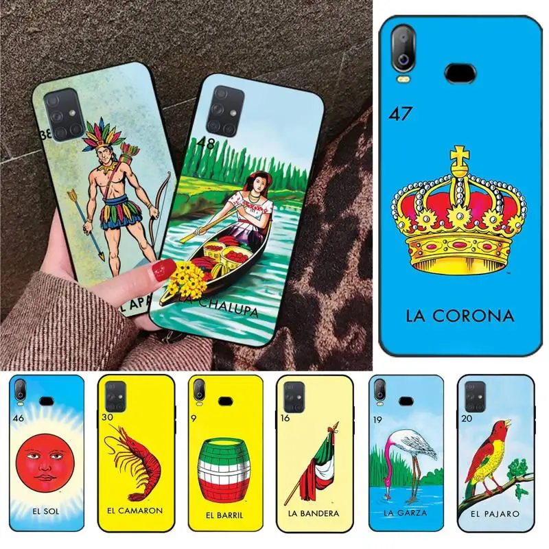 Loteria карты Мексиканская лотерея бинго телефон чехол Корпус для Samsung Galaxy A21S A01 A11 A31