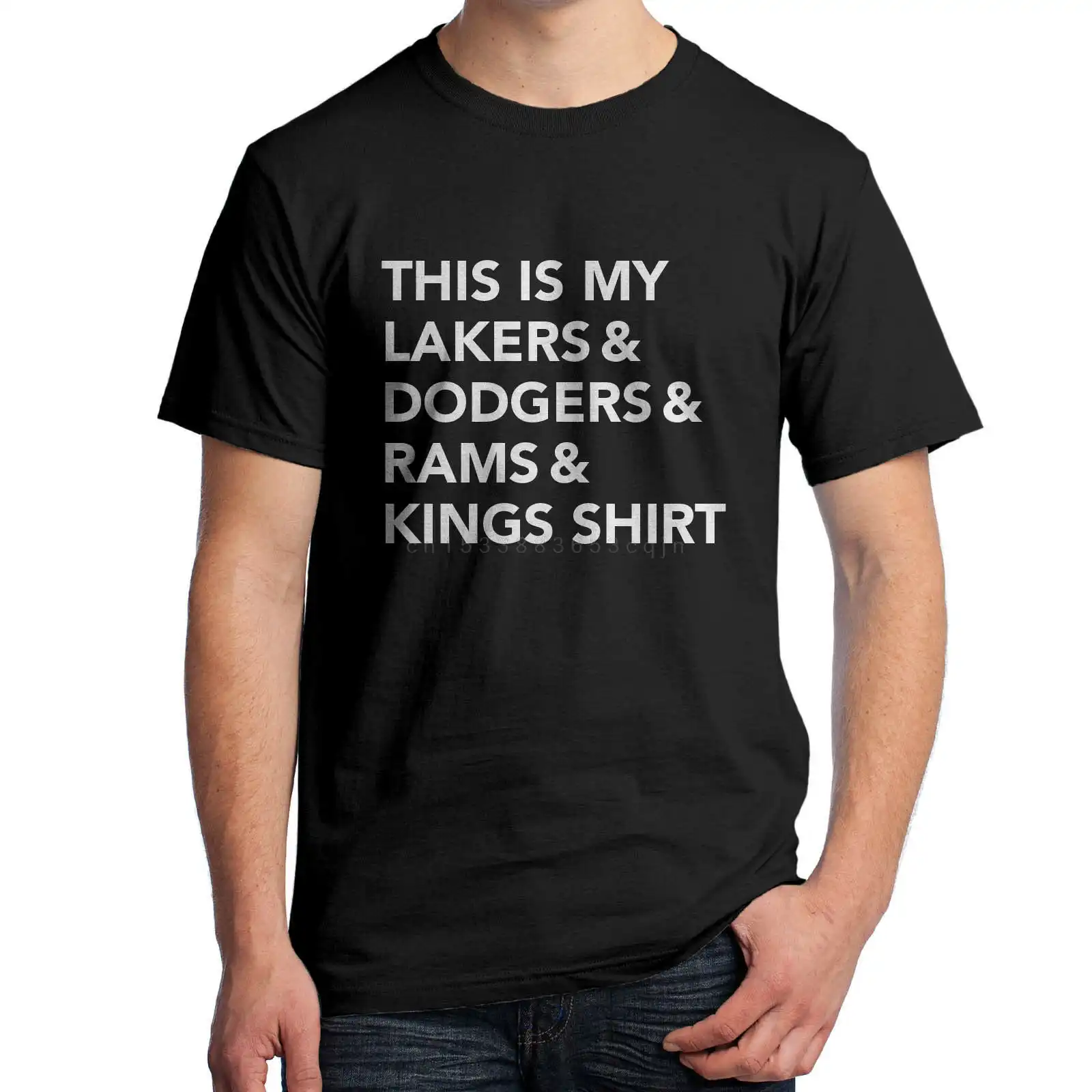 This Is My Lakers Dodgers Rams Kings T Shirt California Sports Fan 2114 T Shirts Aliexpress