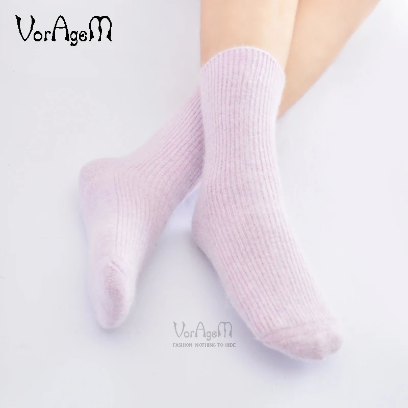 Colorful Women's Super Thick Merino Wool Socks  High Quality Winter Socks Wool Women Soild Color Warm Wool Socks Gift 3pair=1lot