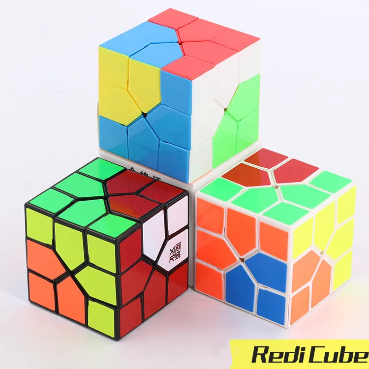 MoYu Redi Cube Magic Colorful Puzzle Speed Cube Professional Moyu Barrel Redi Transparent stickerless Toys for Kids