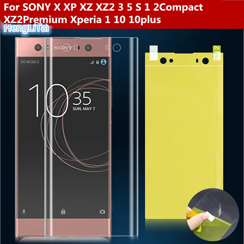 

Front film 3D Full Cover Screen Protector TPU Film For SONY Xperia 1 10 10plus XA XA1 2 XA1 2Plus XZS XZ1 2 3