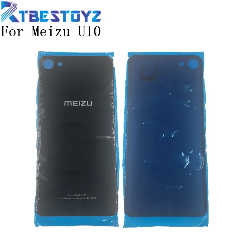

RTBESTOYZ Battery Cover For Meizu U10 Back Housing Cover Case For MeiZu U20 Replacement Parts With Logo