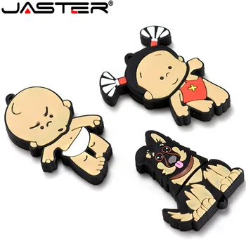

JASTER Usb 2.0 pen drive little broken child, small Y USB flash drive 4GB 16GB 32GB 64GB USB flash drive friend gifts