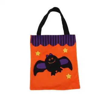 Torebki na Halloween dla dzieci torebka na Halloween torebka wielokrotnego użytku z uchwytami na święto dziękczynienia codzienne dostawy torby na Halloween tanie i dobre opinie TOPINCN CN (pochodzenie)