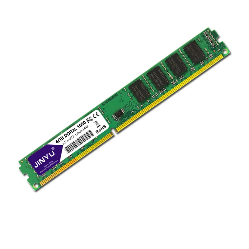 JINYU Ddr3 низкого напряжения 4G 1,35 V 240Pin Ram память для рабочего стола