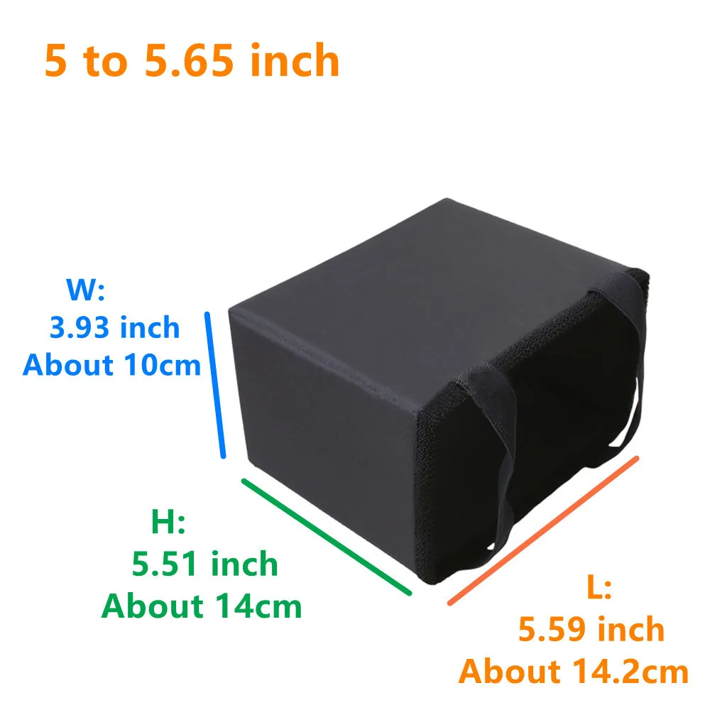 Foldable 5-5.65 / 7 inch Monitor LCD Screen Hood Sun Sunshade for Small HD TVlogic Atomos Shinobi7 monitor sunshade