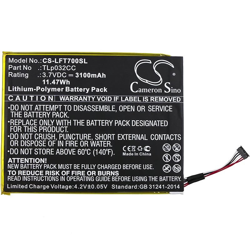 UPGRADE Cameron Sino Battery For LeapFrog 31576,Epic 7