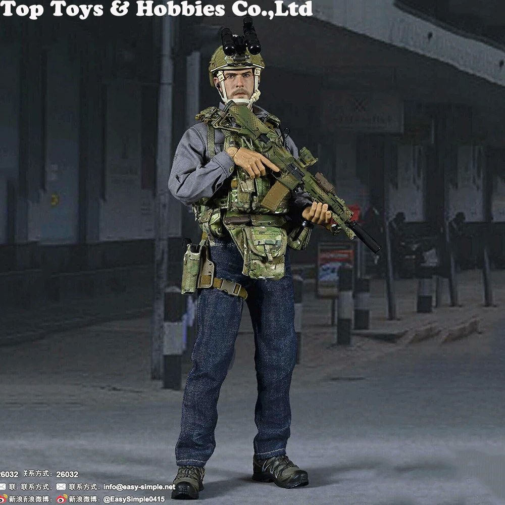 

Full set doll EASY&SIMPLE ES 1/6 26032 Special Mission Unit Lone Rescuer SAS Soldier Figure Fans Gift