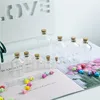 24PC Mini Transparent Glass Cork Bottles Crafts Vials Clear Glass Empty Wishing Bottles 4ml 10ml 100ml Jars Containers Diy Vials 6