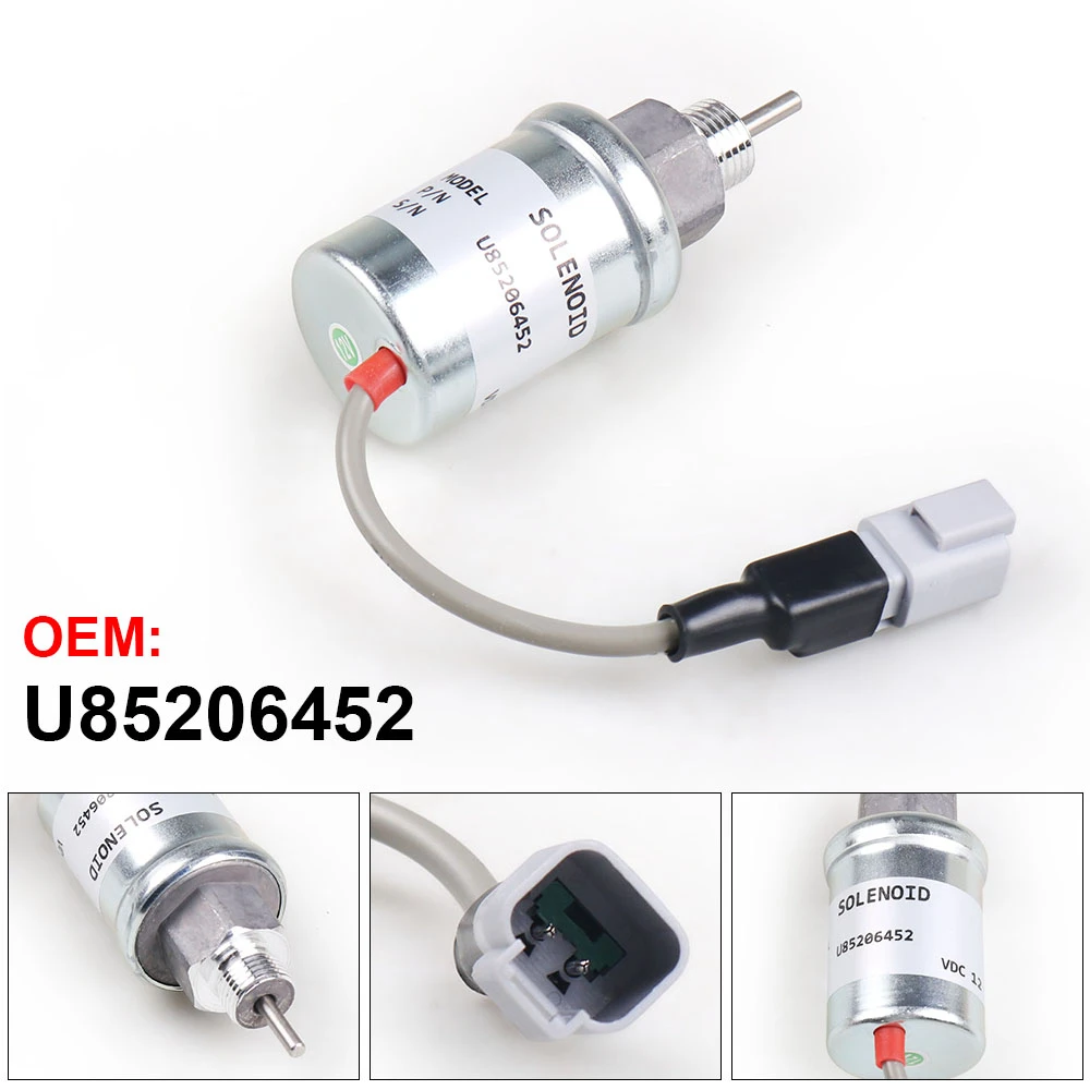 Electrical Shut Solenoid Electrical 12V Shut Off Solenoid for Perkins 402D 403D 404D 404C 403C U85206452