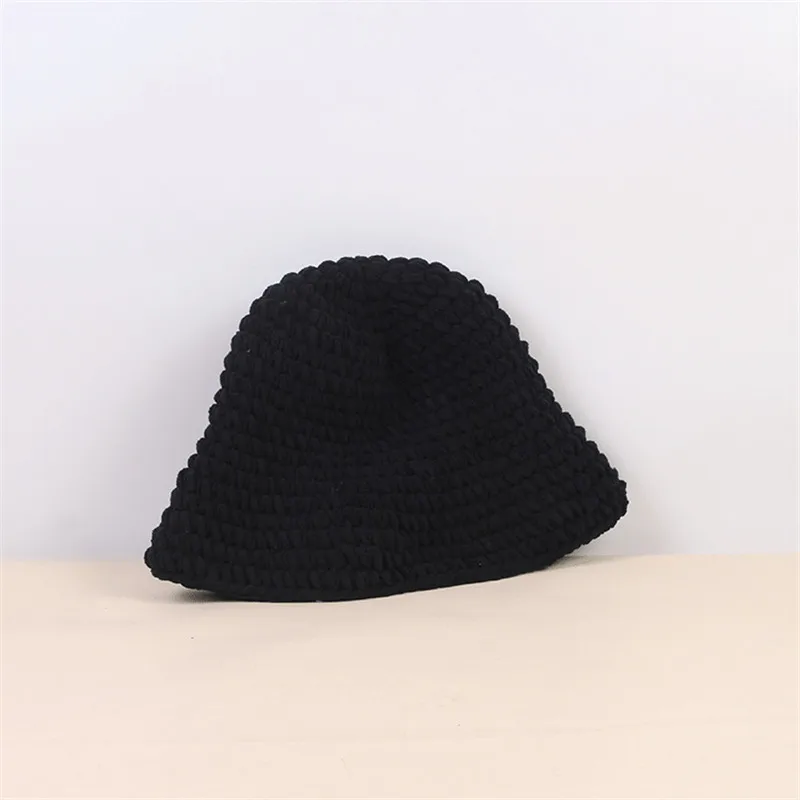Autumn and winter new style solid color Bucket Hat Fisherman Hat outdoor travel hat Sun Cap Hats for men and Women 04