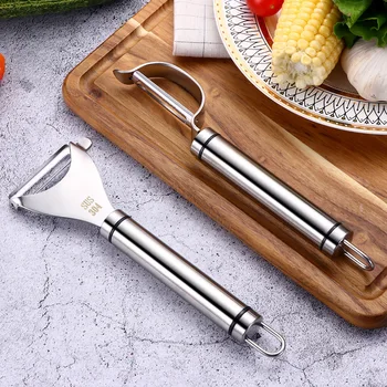 1Pc 304 Stainless Steel Peeler Fruit Vegetable Peeler 2