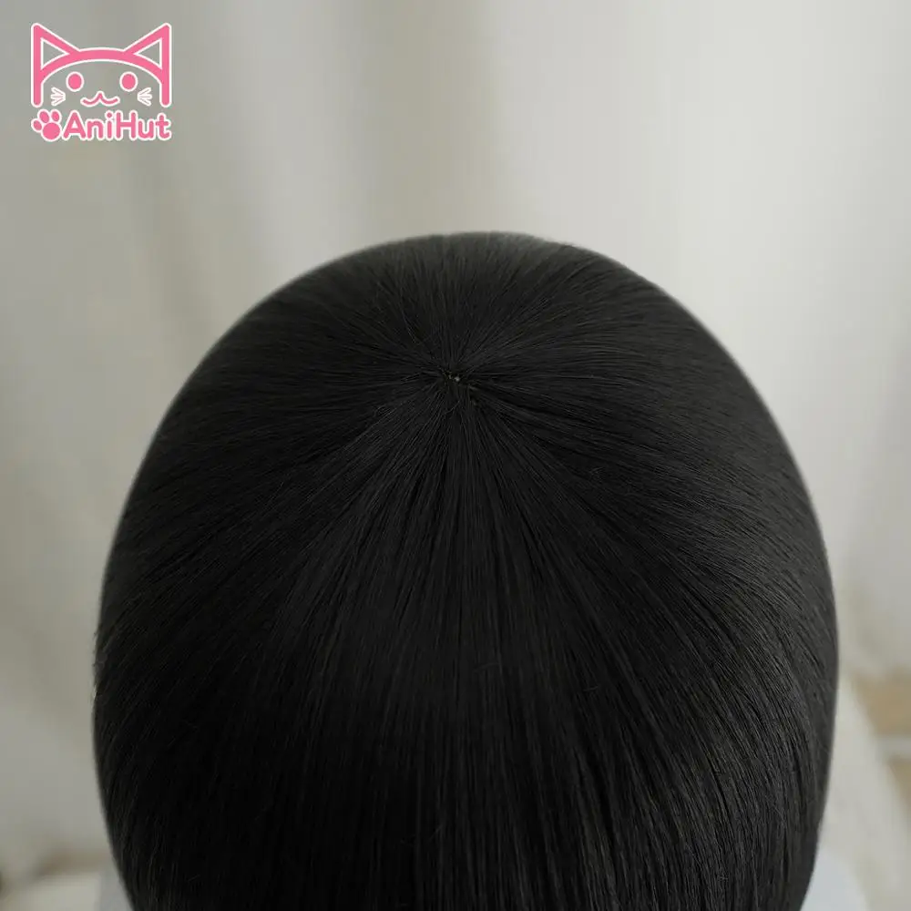 Анихат Jabami Yumeko парик аниме Kakegurui косплей парик женский черный 100 см термостойкие синтетические волосы Kakegurui Jabami парики