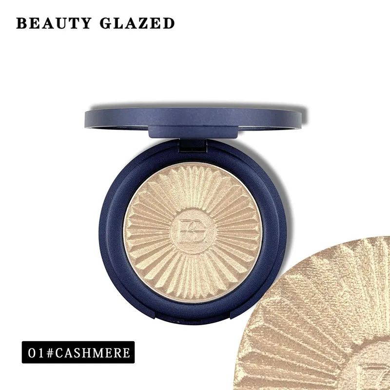 Красота глазурованное свечение набор запеченный хайлайтер ПАЛИТРА Shimmer Contouring Brighten 3D пудра макияж бронзатор