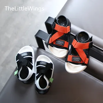 

Children's shoes 2020 new summer breathable girls Fashion 1-3 years old soft bottom sandy beach sandals boys loafers