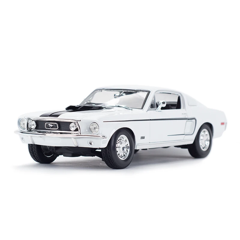 Maisto 1:18 1968 Ford Mustang GT Cobra Jet Sports Car статическое моделирование литые Автомобили