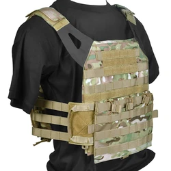 Chaleco táctico desmontable JPC 2,0, portador de placa Triple QD, Panel frontal Molle Mag M4 5,56, solapa de nailon, accesorios para Paintball y Airsoft