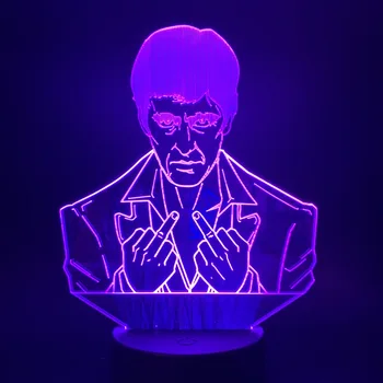 

Night Light Led Man Lampara 3D Lamp Visual Light Effect Night Light Led Color Changing Bright Base Nightlights Touch Night Light