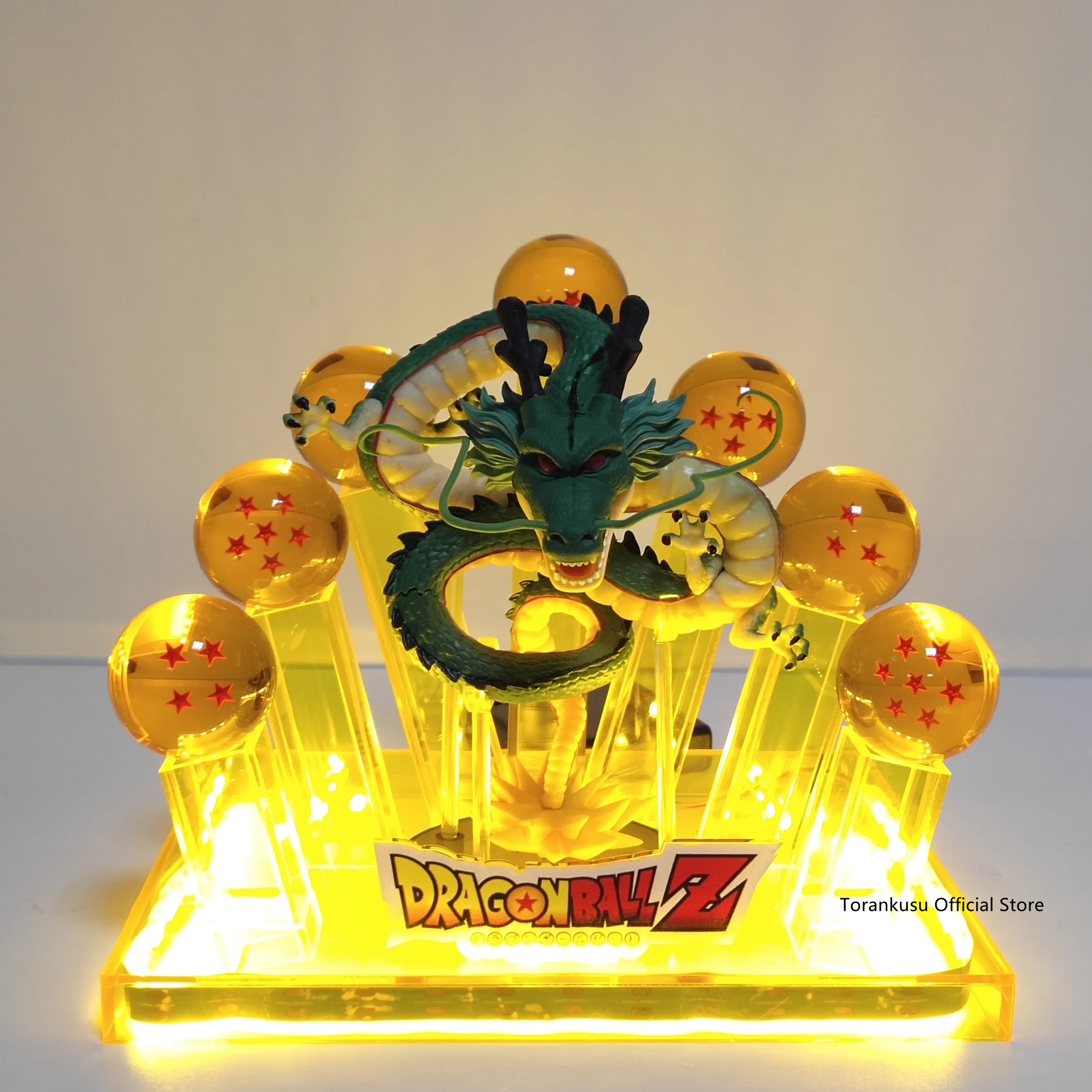 Фигурки героев аниме Драконий жемчуг Z Shenron светодиодные Кристальные шарики из