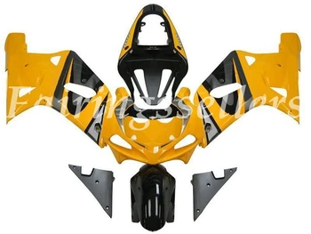 

Injection Molding New ABS Motorcycle Fairings kit Fit For Suzuki GSXR 600-750 K1 2001 2002 2003 01 02 03 Fairings Yellow Silver