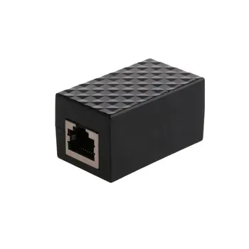 

RJ45 LAN Adapter Ethernet Network Protect Device Arrester Surge Protector Shielded Aluminum Alloy Lightning Arrester