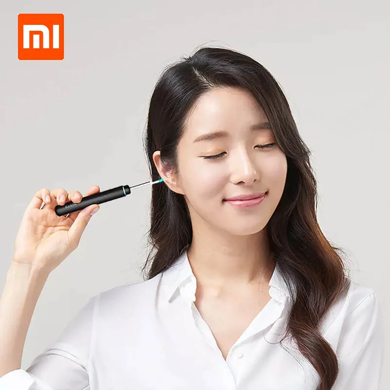 Xiaomi Bebird M9 Pro, умный визуальный ушной Стик, черный, 17 в 1, 300 Вт, высокоточный эндоскоп, 350 мАч, с магнитно заряженной базой
