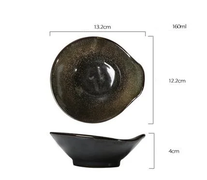 1PC NIMITIME Ceramic Small Dish Soup Spoon Household Flat Plate Dish Round Dinner Plate Dish Tableware - Цвет: Белый