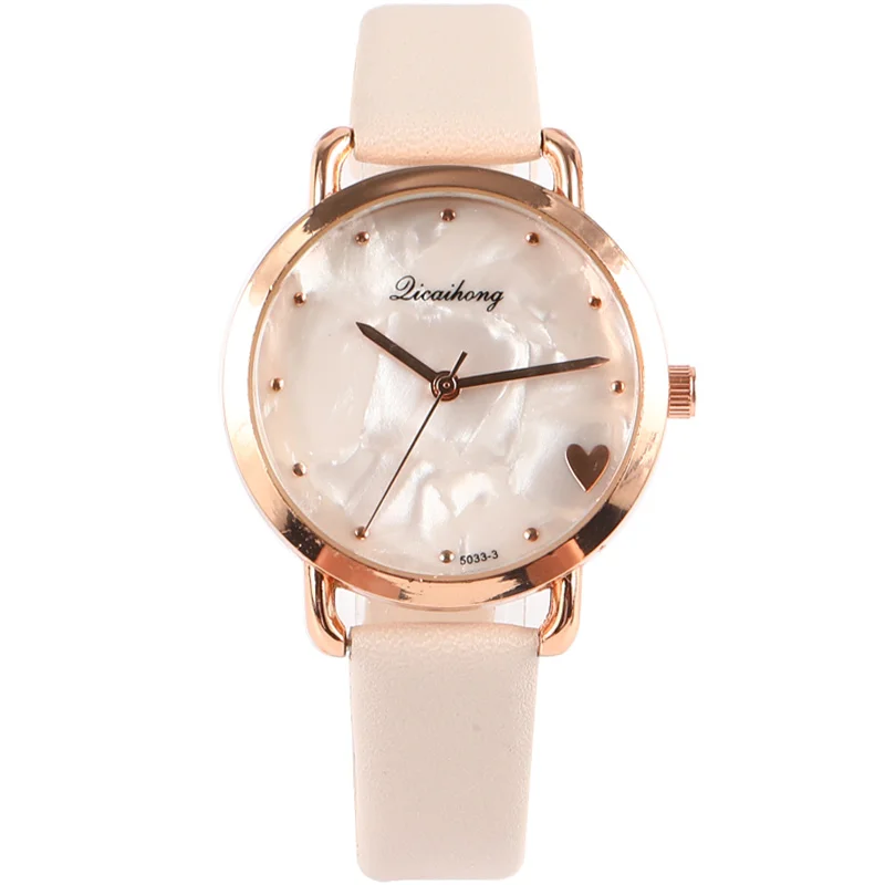 

The Round Antique Minimalist Women Ultra Thin Watches Leather Band Fashion Simple Design Quartz Watch Relogio Feminina