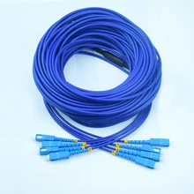 

150Metres Fiber Optic Patch Cord Armored Jumper LC-LC LC-FC LC-SC LC-ST SC-SC FC-FC ST-ST SingleMode 4Cores Anti-Rodent Pigtail