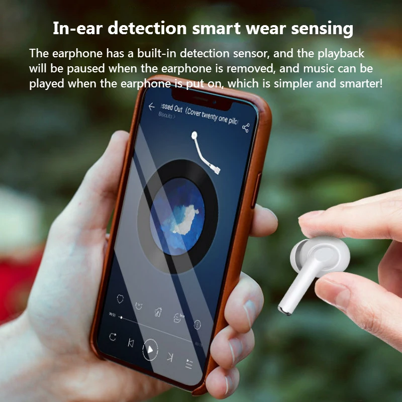 TWS Bluetooth Earphone Wireless Earbuds ANC Active