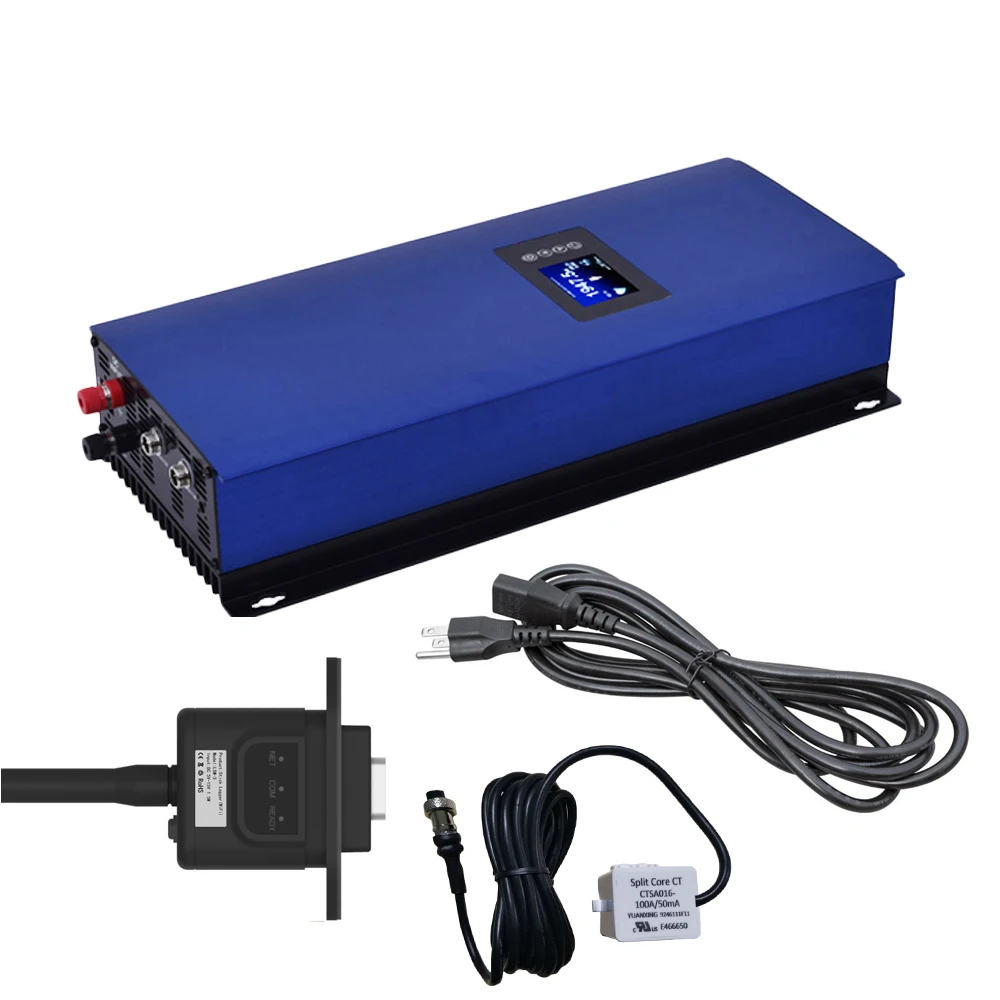

2000W Grid Tie Inverter With Limiter Function,MPPT Pure Sine Wave 45-90V,WIFI optional LCD Display Battery discharge
