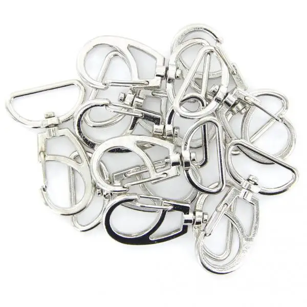 45mm Swivel Trigger Clips Snap Hooks Lobster Clasps Keychains Bags Hanging Craft Decor DIY Pack of 20PCS