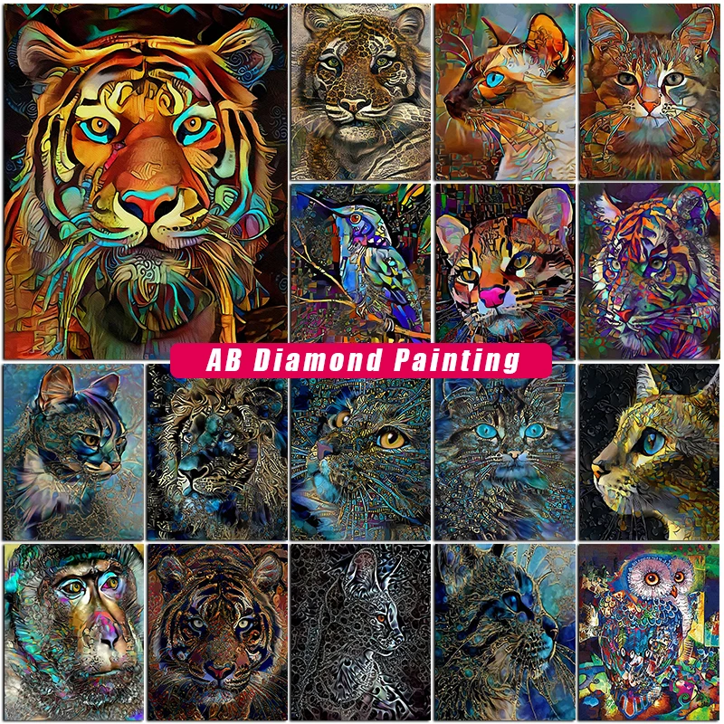 5D DIY Ever Moment Diamond Painting Christmas Tiger Paintings on the Wall Diamonds  for Crafts Mosaic Embroidery Full Accessories - AliExpress