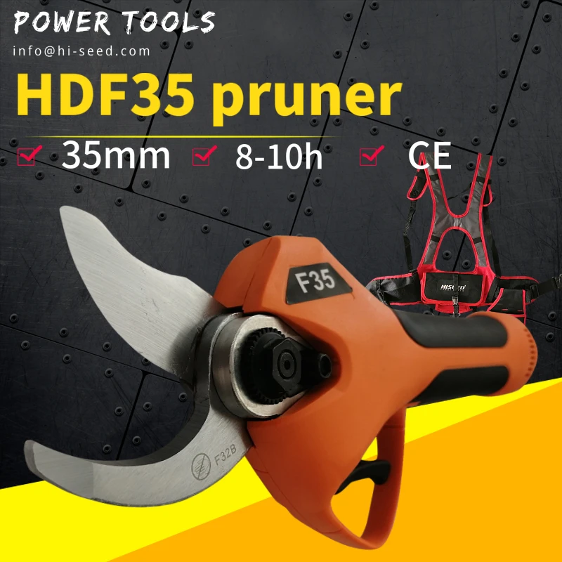 

HISEED DC 43.2V Battery Electric Shears Cordless Orchard Branches Cutting Tools Garden Pruning Pruner Scissor