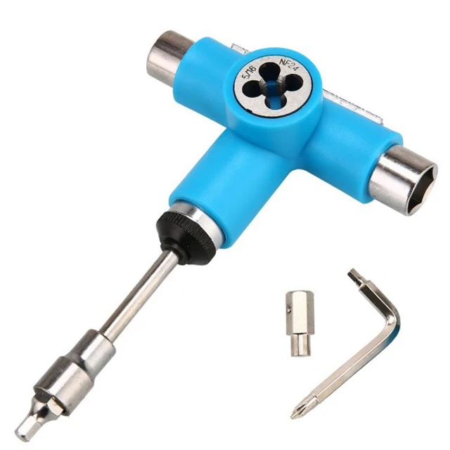 US $11.43 Skateboard Roller Skate Scooter Adjusting Tool T-Wrench Longboard Fish Board Repair Tools L-type Ph
