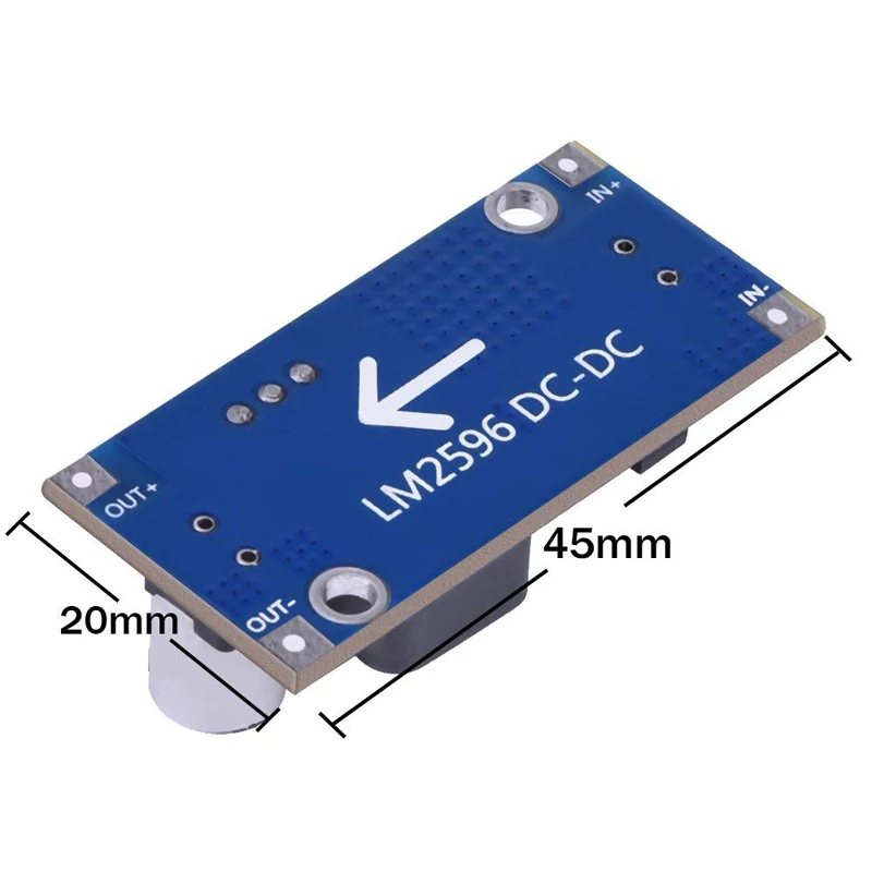 Lm2596s Szabályozó LM2596 DC-DC feszültség lépés Finom toll 3A Alkalmazkodó m lépés Molyhosság Modul LM2596S-ADJ 24V 12V 5V 3V áram Ajánlattétel Modul