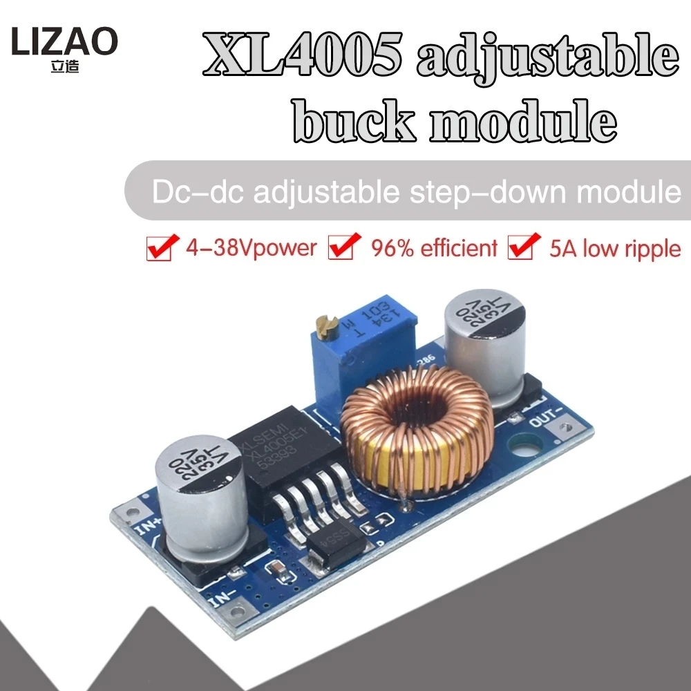 Модуль питания WAVGAT XL4005 DSN5000, понижающий на DC-DC, 5 А, 75 Вт