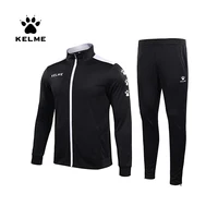 KELME Men's Sportswear Warm Tracksuit Jacket Sweatpants Running Sets Jogging Suits Male Joggers Fitness Sport Suit Men 3771200 1