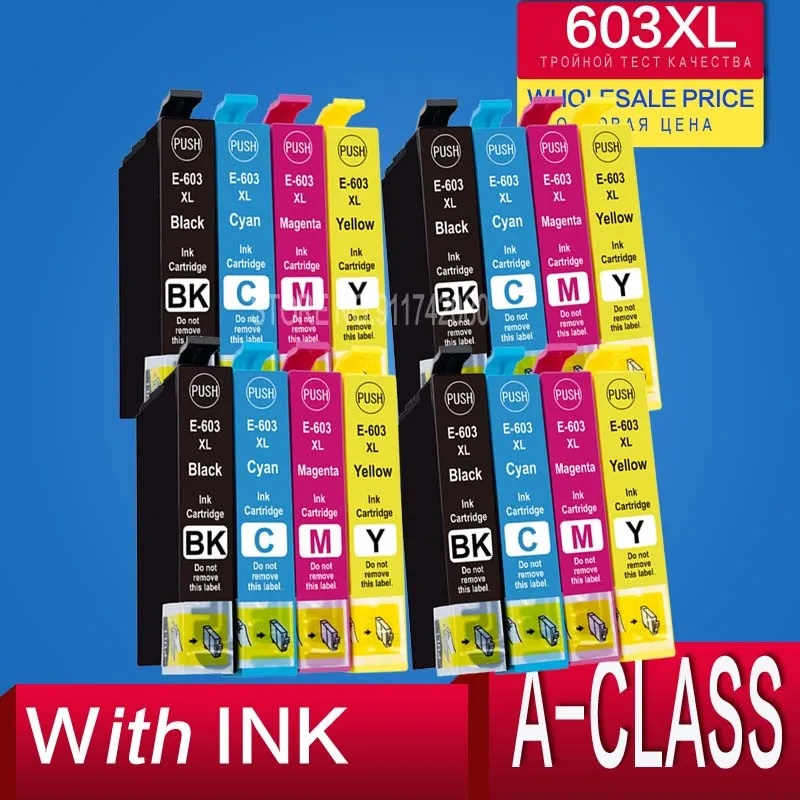 High-Yield Ink Cartridge for Epson Printers - Black