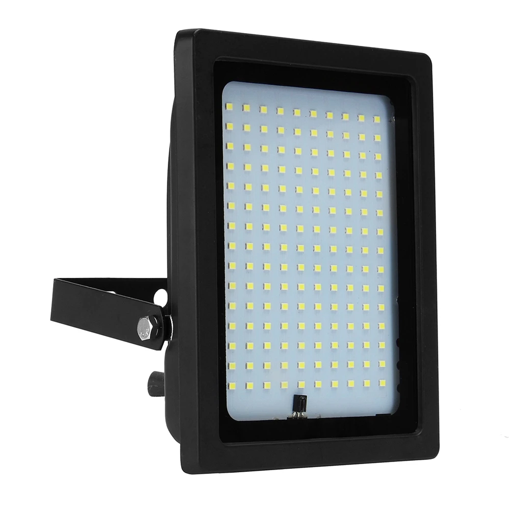 2 Pcs 20W 150 LED Flood Light Remote Control+Light Sensor Solar Light Super Bright IP65 Waterproof IP65 Floodlights