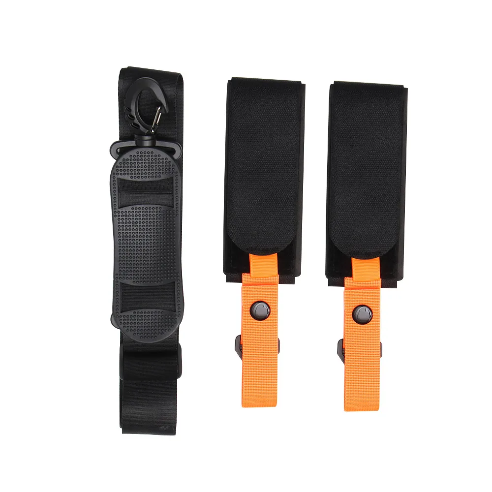 

Skiing Bag Snowboard Board Bag Adjustable Skiing Pole Shoulder Hand Carrier Lash Handle Straps Hook Protecting For Ski Snowboard